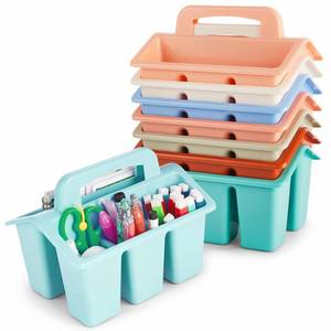 lot 1489 image: Yakydesign 8-Pack Classroom Caddy Storage Basket