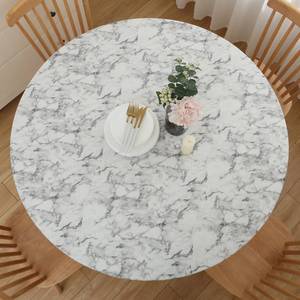 lot 2038 image: Pioggia Round Vinyl Fitted Tablecloth with Flannel Backing