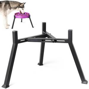lot 2074 image: Loobani Elevated Dog Bowl Stand Adjustable 8.2-11