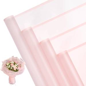 lot 2079 image: RUSPEPA 20 Sheets Flower Wrapping Paper, Waterproof Floral Bouquet Wrapping Paper, Florist Supplies Packaging Paper for Birthday, Party, Wedding and DIY Crafts - Pink