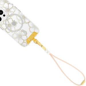 lot 2093 image: HUADEK Holder Link Flow Hand Leather-Type Designed for Phone Lanyard, Cute Soft Adjustable Wrist Strap with Tether Tab
