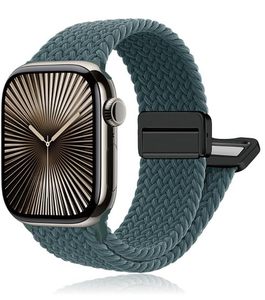 lot 2352 image: SOLOLUP Magnetic Braided Stretchy Loop Apple Watch Band