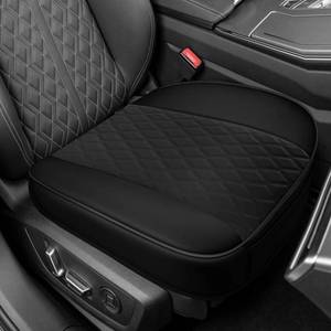 lot 2390 image: YUPIKJI Leather Car Seat Cover, Black, 50x52cm