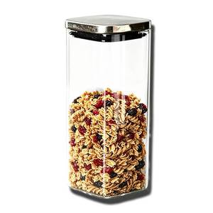 lot 2398 image: Brizphex Glass Granola Container 1000ml