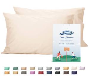 lot 2462 image: Sunflower King Pillowcases Set of 2, 100% Cotton
