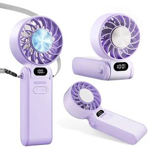 lot 2484 image: Duludulu Portable Handheld Turbo Fan With Ice Cooling