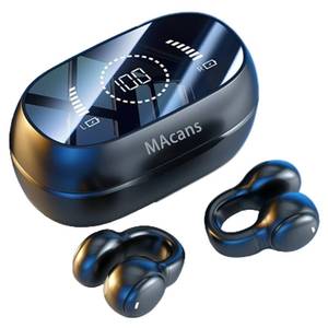 lot 2491 image: Macnas Clip-On Earbuds Wireless Bluetooth 6.0