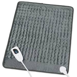 lot 5007 image: Deepsoon Electric Heating Pad, 20x24 Inch, Dim Gray