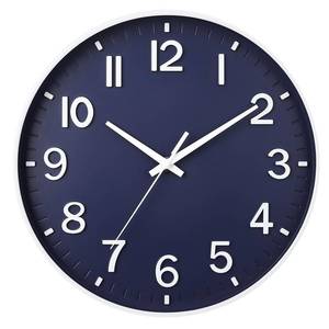 lot 5019 image: HZDHCLH 8 Inch Silent Wall Clock Battery Operated
