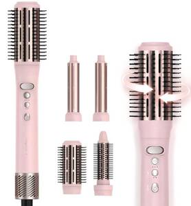 lot 5043 image: ANGILALA Rotating Hair Dryer Brush, 105,000 RPM  Retail $109.99