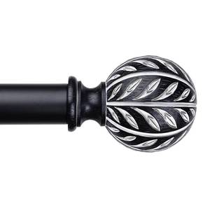 lot 5048 image: Wolistsa Adjustable Curtain Rod 36-124 Inch Black