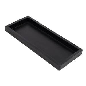 lot 5076 image: MAONAME Black Wood Decorative Tray 15.7 x 6.8