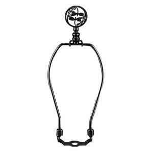 lot 6028 image: 8 Inch Lamp Shade Harp Holder with Finials