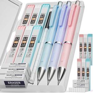 lot 6053 image: Nicpro Mechanical Pencil Set 0.7mm with Case