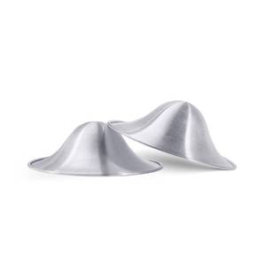 lot 6055 image: Vipdrive Silver Nursing Cups Nipple Shields 2-Pack