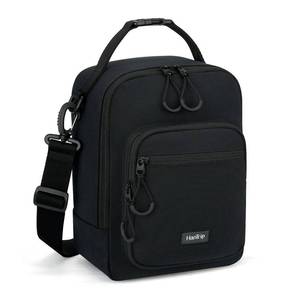 lot 8260 image: HanTrip Insulated Lunch Bag Dark Gray 7.87x6.1x11.02 inches