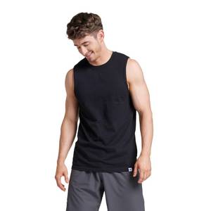 lot 8272 image: Russell Athletic Mens Cotton Sleeveless Muscle T-Shirt