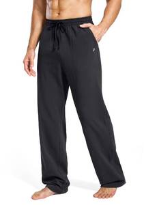 lot 8295 image: Mens Tall Sweatpants 32343638 Inseam(Black 36 Inseam-L)