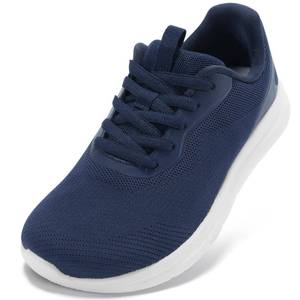 lot 8311 image: Wide Toe Box Womens Walking Tennis Shoes Size 8 Navy
