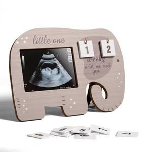 lot 8325 image: WerkaSi Ultrasound Picture Frame with Countdown Weeks