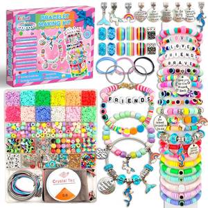 lot 8348 image: Leitait Bracelet Making Kit 3400pcs Charm Beads