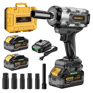 lot 9449 image: SOARFLY 12 Cordless Impact Wrench 1106Ft-Lbs (1500N.m)