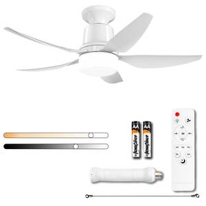 lot 9484 image: Tandanic E26 Socket Ceiling Fan with Light, Remote, 30 Inch, 4 speeds,