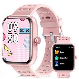 lot 10021 image: ENOMIR Smart Watch for Kids Gifts, Kids Smartwatches with Fitness Monitor, Alarm Clock Reminder & Activities Track, Lovely Digital Watch with Custom Design & Puzzle Games, Girls Birthday Pink