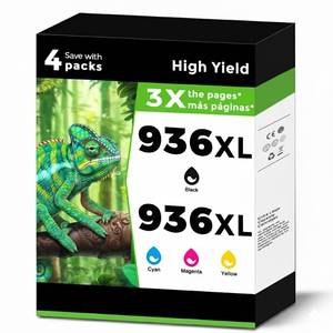 lot 10059 image: Prygmalx 936XL Ink Cartridges Replacement for HP 936e OfficeJet Pro, 4-Pack