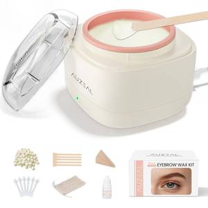lot 10061 image: AUZEAL Mini Eyebrow Wax Kit for Women, Wax for Eyebrows Hair Removal
