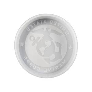 lot 10070 image: Duawenki Marine Corps Badge Shape Car Freshie Silicone Mold for Making Soap Aroma Beads Car Freshie, Pendant, Candle, Resin