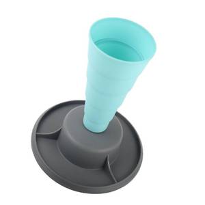 lot 10077 image: JINPIAOPIAO Piping Bag Holder Stand with Nonslip Storage Tray for Cake Decorating Foldable Baking Tool Kitchen Pastries Tool