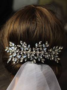 lot 10088 image: JWICOS Wedding Hair Comb Crystal Beads Bridal Hair Side Comb Hair Accessories for Brides and Bridesmaids