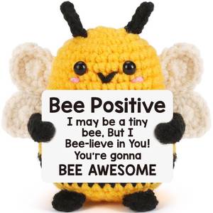 lot 10093 image: Bee Positive Birthday Gifts for Women Men, Teacher Appreciation Gifts