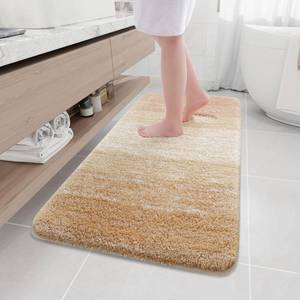 lot 11831 image: Arotive Microfiber Bathroom Rug 47x24 Shaggy