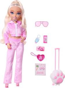 lot 12136 image: Barbie Dream Besties Weekend Getaway Malibu Doll