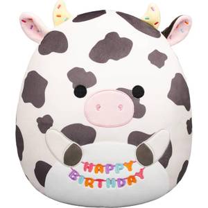 lot 12142 image: Squishmallows Original 12in Colin The Cow Plush