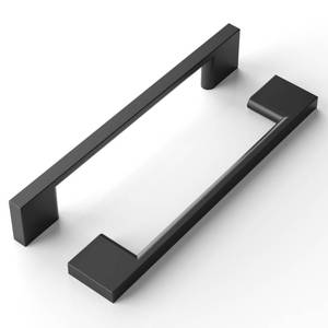 lot 12240 image: 9BUILD Cabinet Pulls 5 Inch Matte Black 10 Pack