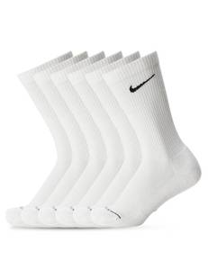 lot 12243 image: Nike Everyday Plus Crew Socks 6-Pair Multi-Color Large