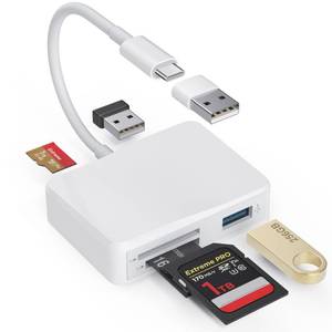 lot 12272 image: SZHAIYIJIN SD Card Reader 5-in-1 USB-C & USB