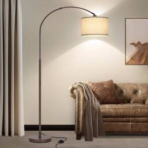 lot 17287 image: Seaside Village Arc Floor Lamp with Adjustable Head