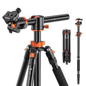lot 17297 image: K&F Concept 67 Camera Tripod with Ball Head T255A4  Retail $159.99
