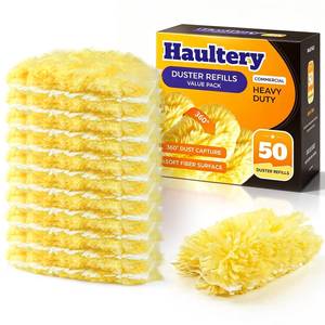 lot 17308 image: Haultery 50 Count Heavy Duty Duster Refills Swiffer Compatible