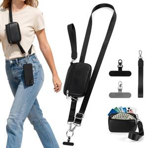lot 18090 image: Aiseaulis Phone Lanyard with Detachable Wallet
