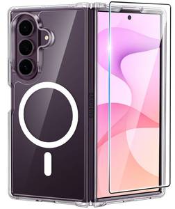 lot 18097 image: FNTCASE Samsung Galaxy Z Fold 78 Ultra Clear Magnetic Case