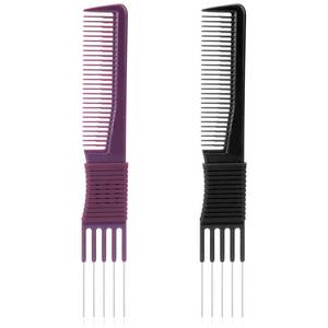 lot 18118 image: Lift Teasing Combs with Metal Prong 2-Pack