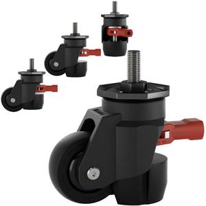 lot 18142 image: TESUMI Stem Leveling Casters Set of 4, 580LBS Load