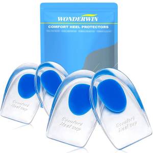lot 18468 image: Wonderwin Gel Heel Cups Medium 2 Pairs