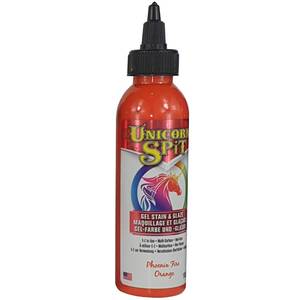 lot 18478 image: Unicorn SPiT Gel Stain and Glaze, Phoenix Fire 4.0 FL OZ