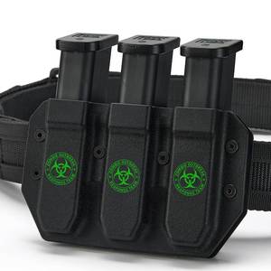 lot 18484 image: LZXUNG OWB Triple Magazine Pouch 9mm .40 S&W